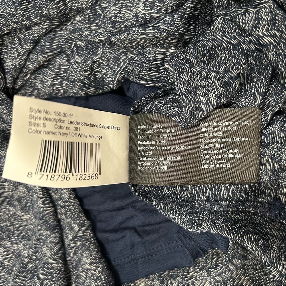 NWT SuperTrash ST Studio Sleeveless Ladder Structure Maxi Dress Navy Size S - Picture 8 of 10